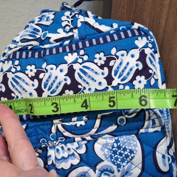 Vera Bradley 100 Handbag Blue Lagoon - Picture 3 of 12